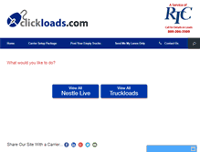 Tablet Screenshot of clickloads.com